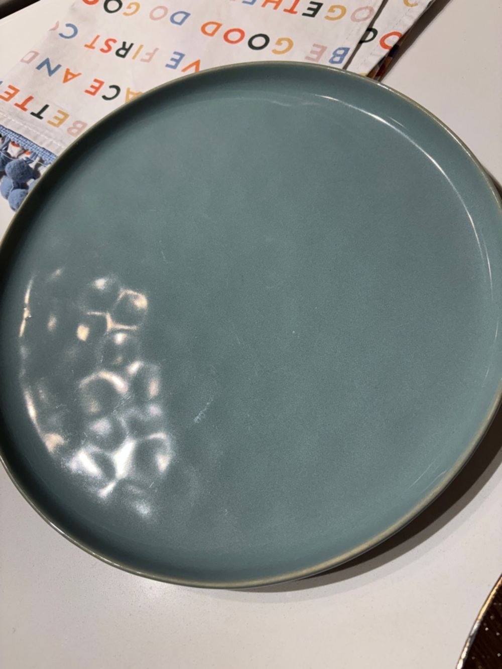 Gifts for Mom 🌸✨ Seafoam Green Stoneware Dinner Plate
